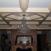 COFFERED CEILING WITH A PAINTED FINISH
